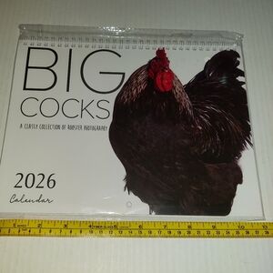 2026 Rooster Wall Calendar New In Package